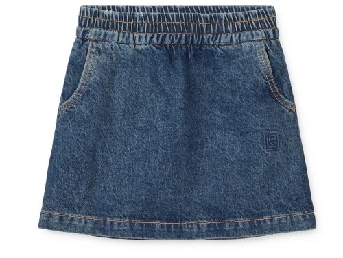 Liewood medium blue denim nederdel Janis
